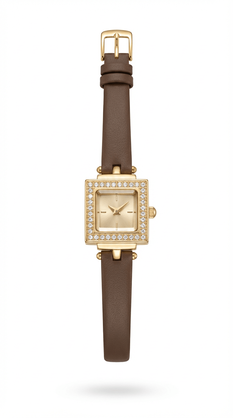 CRYSTAL WATCH / BROWN - Pulse