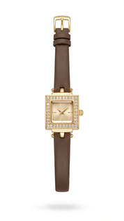 CRYSTAL WATCH / BROWN