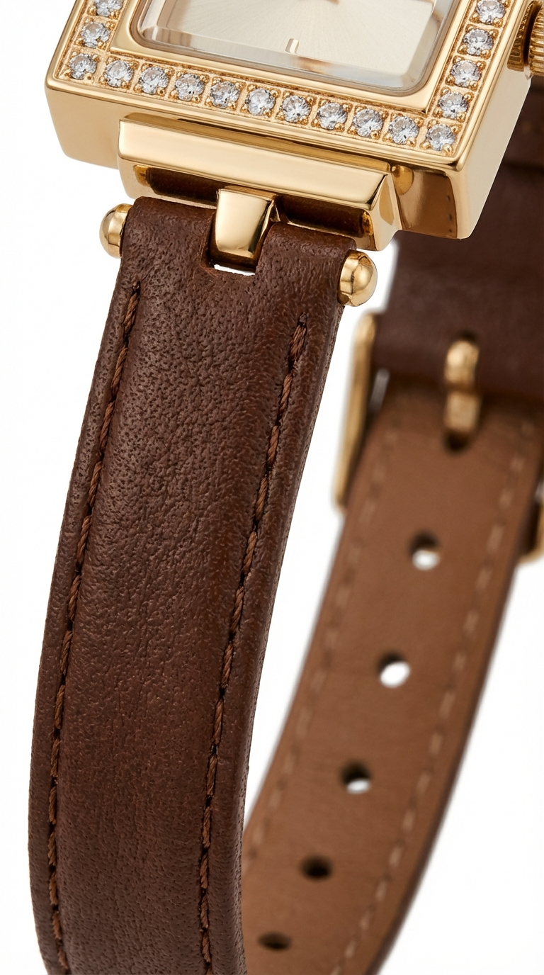 CRYSTAL WATCH / BROWN