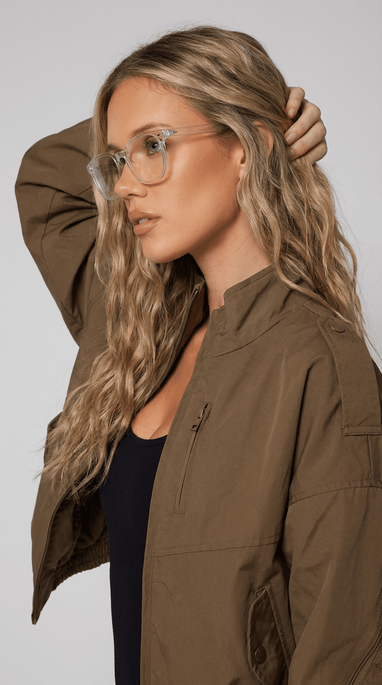 OLIVE BOMBER JACKET - Pulse