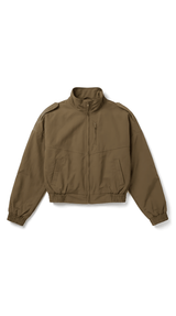 OLIVE BOMBER JACKET
