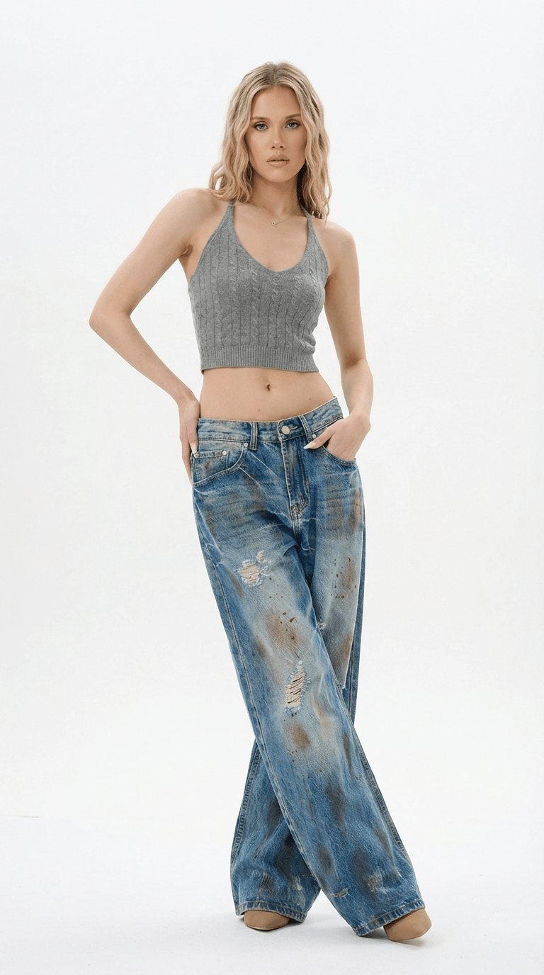 RUNWAY DENIM / DISTRESSED BLUE - Pulse