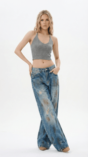 RUNWAY DENIM / DISTRESSED BLUE - Pulse