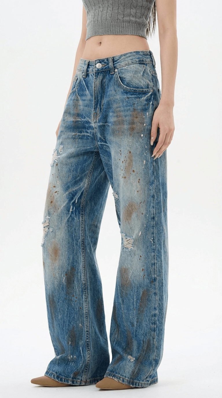 RUNWAY DENIM / DISTRESSED BLUE - Pulse