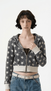 STARDUST CROPPED HOODIE - Pulse