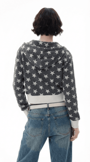 STARDUST CROPPED HOODIE - Pulse
