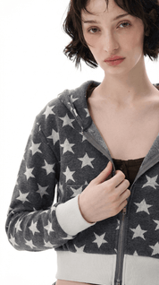 STARDUST CROPPED HOODIE - Pulse