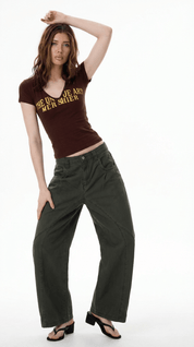 SUMMER BABY TEE / BROWN - Pulse