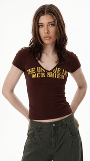 SUMMER BABY TEE / BROWN - Pulse