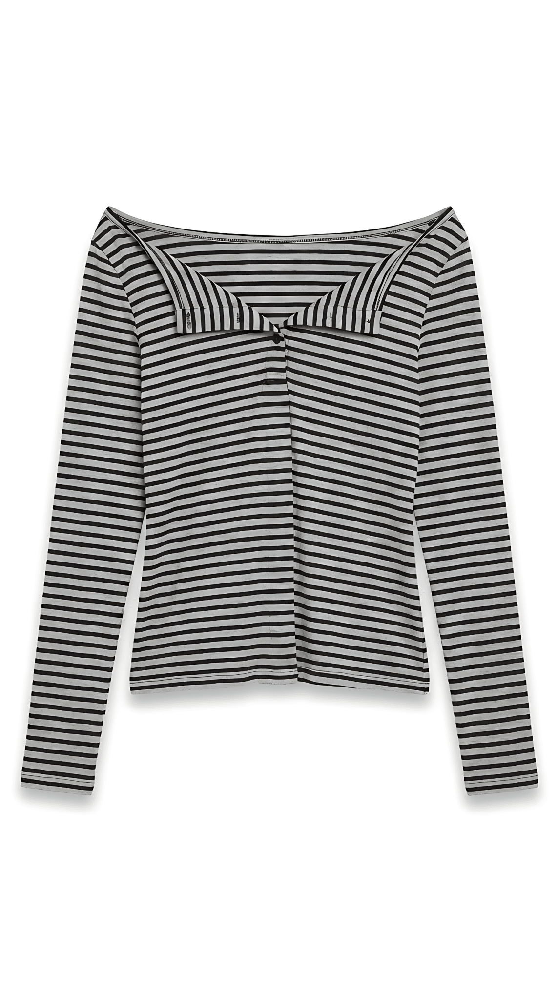 WRAP STRIPE TOP / BLACK - Pulse